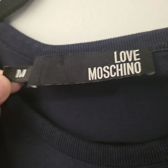 Love Moschino Dark Blue Miami Pool Party Tee - Picture 7 of 11